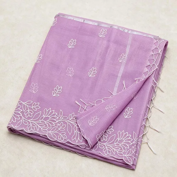 Lavender_Embroidered_Saree_For_Women