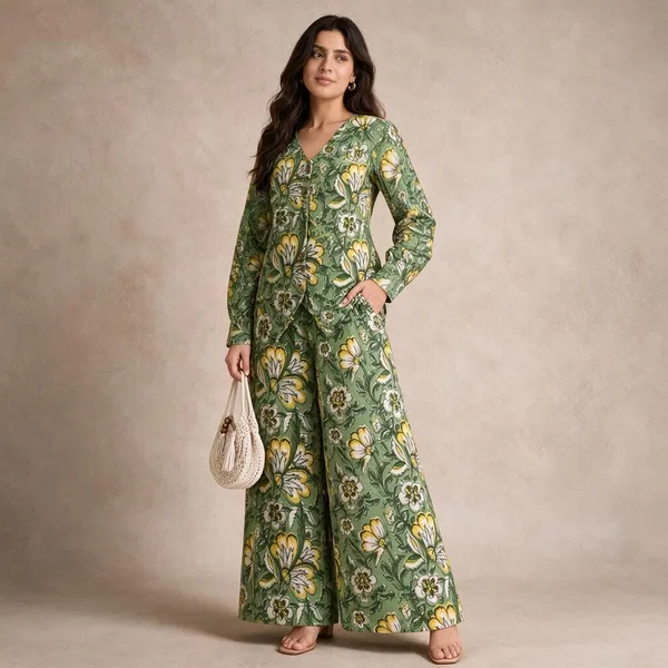 Green_Floral_Print_Co_-_Ord_Set_For_Women