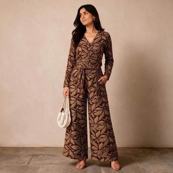Brown_Leaf_Print_Wide_-_Leg_Co_-_Ord_Set_For_Women
