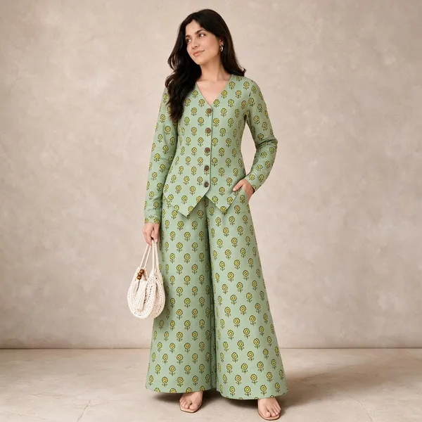 Green_Printed_Co_-_Ord_Set_For_Women