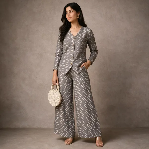 Grey_Printed_Relaxed_Fit_Co-Ord_Set_For_Women