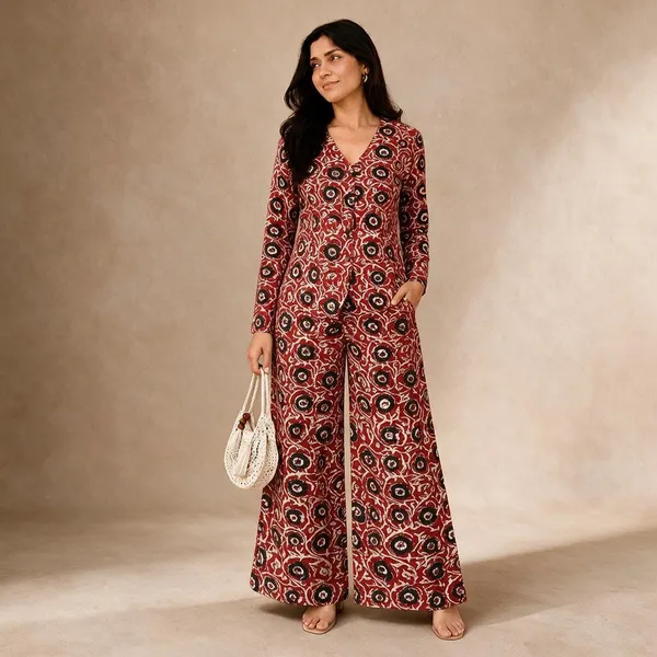 Red_Printed_Wide_Leg_Co_-_Ord_Set_For_Women