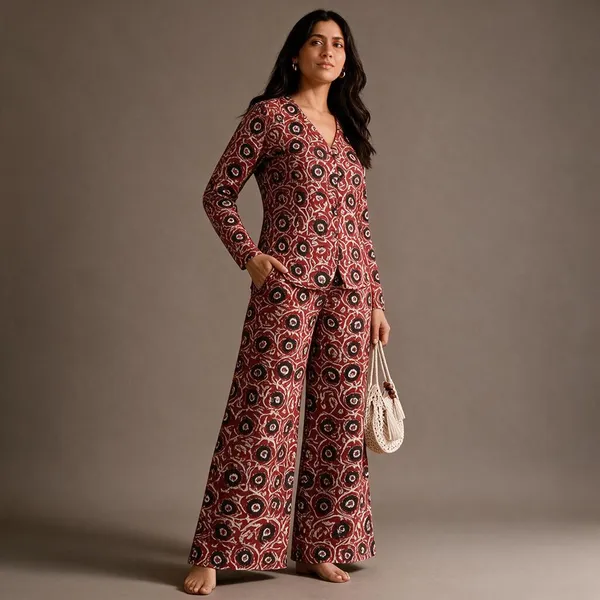 Red_Printed_Wide_Leg_Co_-_Ord_Set_For_Women