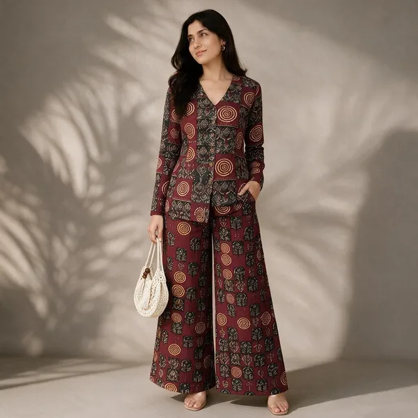 Maroon_Printed_Wide_Leg_Co_-_Ord_Set_For_Women