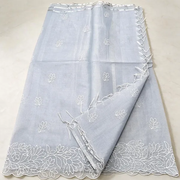 Grey_Embroidered_Saree_For_Women