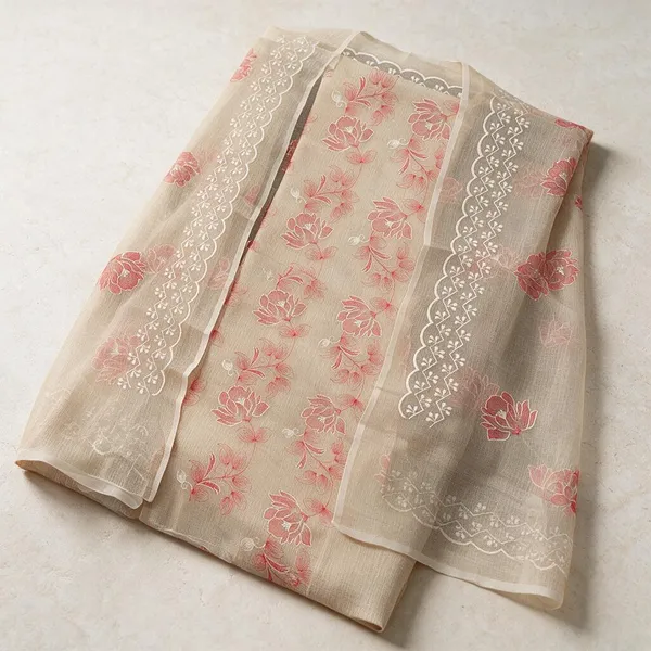 Beige_Sheer_Floral_Unstitched_Suit_Set_For_Women