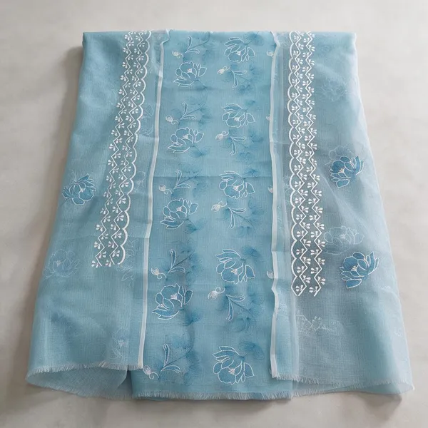 Blue_Sheer_Embroidered_Unstitched_Suit_Set_For_Women