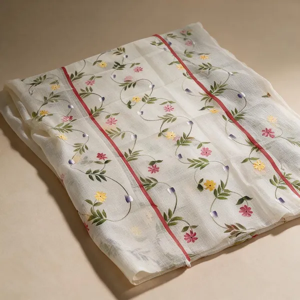 White_Floral_Embroidered_Unstiched_Suit_Set_For_Women