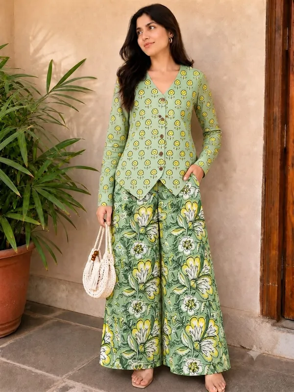 Green_Printed_Co_-_Ord_Set_For_Women