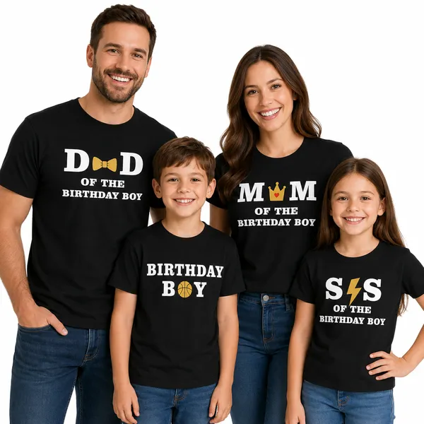 Birthday_Boy_Family_Matching_Round_Neck_T-Shirts_For_Daughter_-_(170_Gsm)_Single_Jersey