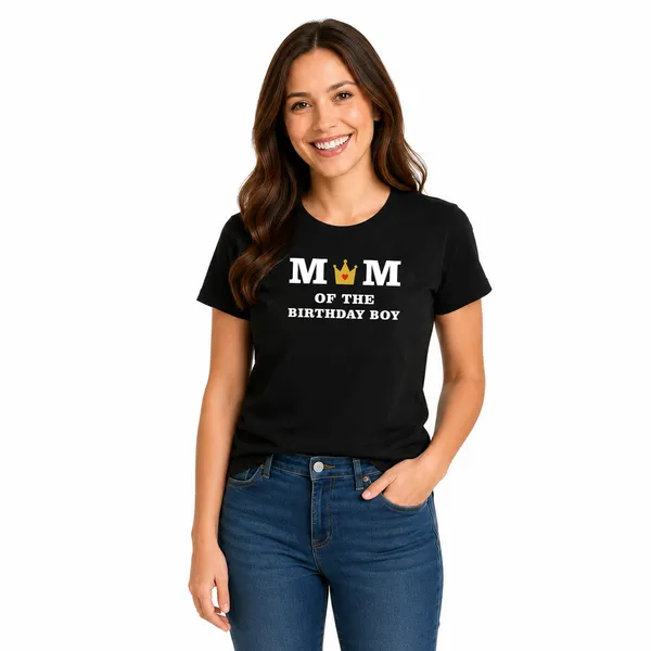 Birthday_Boy_Family_Matching_Round_Neck_T-Shirts_For_Mom_-_(170_Gsm)_Single_Jersey