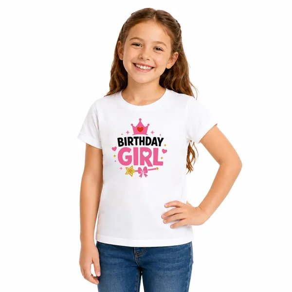 Birthday_Girl_Family_Matching_Round_Neck_T-Shirts_For_Daughter_-_(170_Gsm)_Single_Jersey