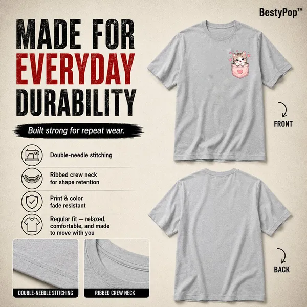 Cat_Lovers_Round_Neck_T-Shirts_For_Women_-_Meow_-_(170_Gsm)_Single_Jersey