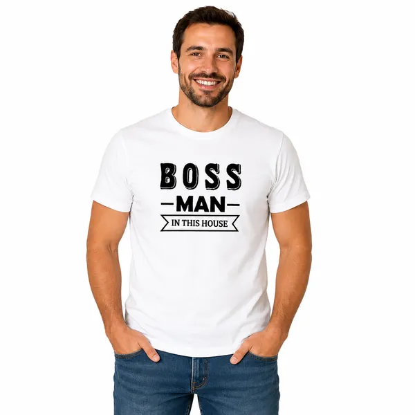 Family_Boss_Matching_Round_Neck_T-Shirt_For_Dad_–_Boss_Man_-_(170_Gsm)_Single_Jersey