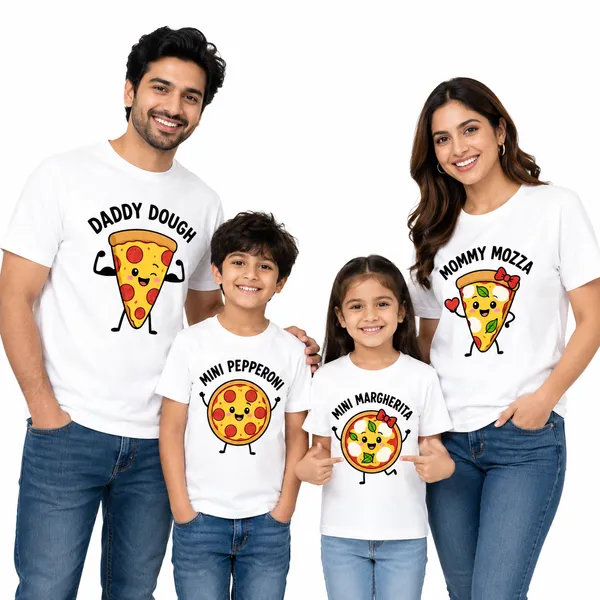 Pizza_Family_Matching_Round_Neck_T-Shirt_For_Mom_–Mommy_Mozza_-_(170_Gsm)_Single_Jersey