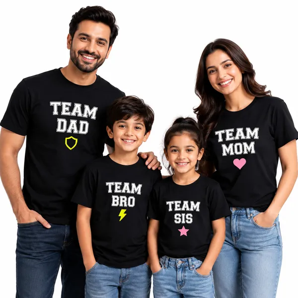 Family_Team_Matching_Round_Neck_T-Shirt_For_Mom_–_Team_Mom_-_(170_Gsm)_Single_Jersey