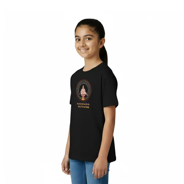 Girls_Graphic_Print_Round_Neck_T-Shirt_-_Ayyappan