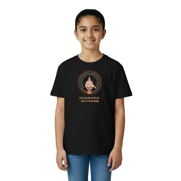 Girls_Graphic_Print_Round_Neck_T-Shirt_-_Ayyappan