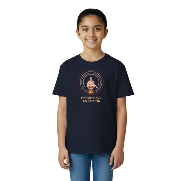 Girls_Graphic_Print_Round_Neck_T-Shirt_-_Ayyappan