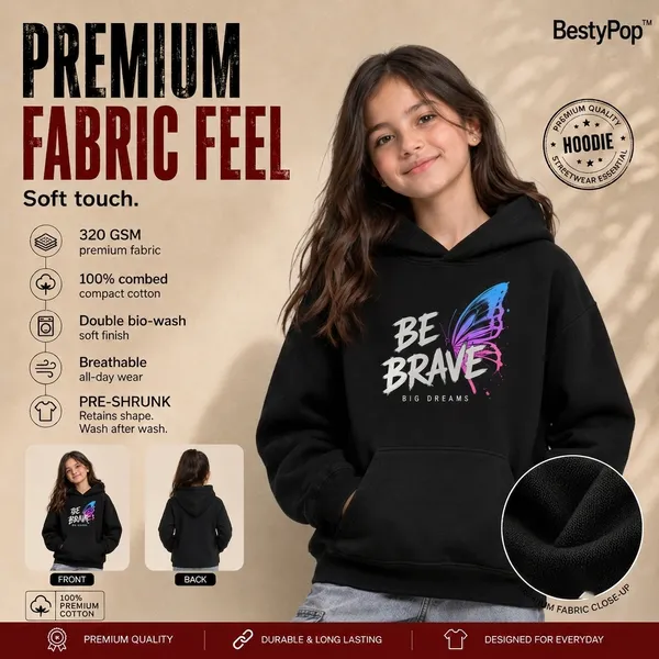 Girls_Hoodie_-_Be_Brave_(320_Gsm)