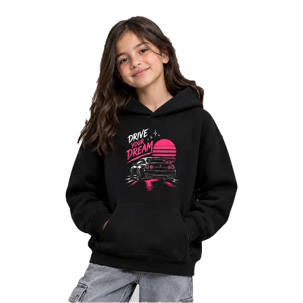 Girls_Hoodie_-_Drive_Your_Dream_(320_Gsm)