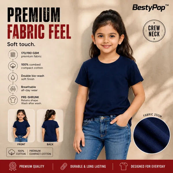 Girls_Plain_Round_Neck_T-Shirt