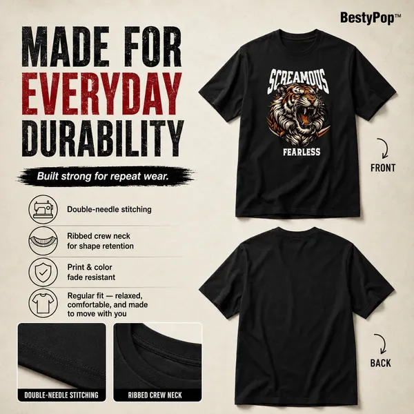 Mens_Crew_Neck_T-Shirt_-_Fearless_(170_Gsm_Single_Jersey)