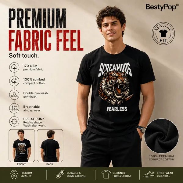 Mens_Crew_Neck_T-Shirt_-_Fearless_(170_Gsm_Single_Jersey)