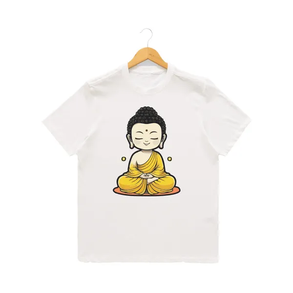 Mens_Graphic_Print_Round_Neck_T-Shirt_-_Buddha_(170_Gsm_Single_Jersey)