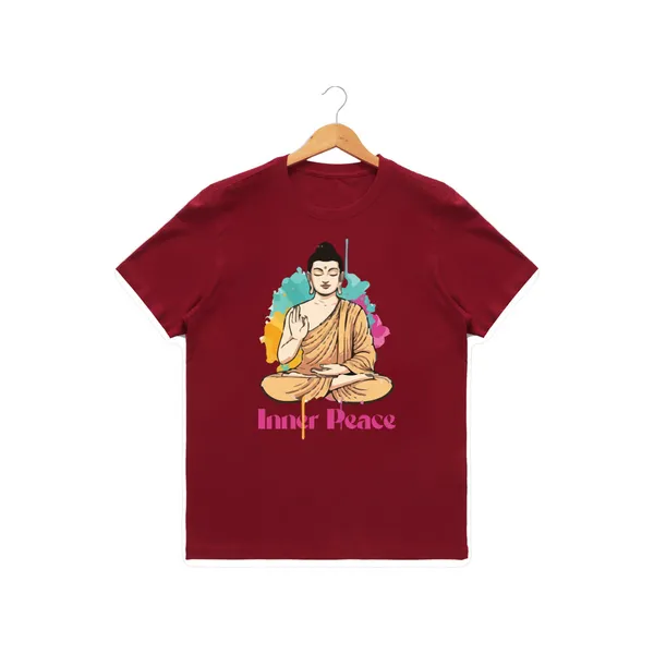 Mens_Graphic_Print_Round_Neck_T-Shirt_-_Buddha_(170_Gsm_Single_Jersey)