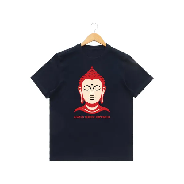 Mens_Graphic_Print_Round_Neck_T-Shirt_-_Buddha_(170_Gsm_Single_Jersey)