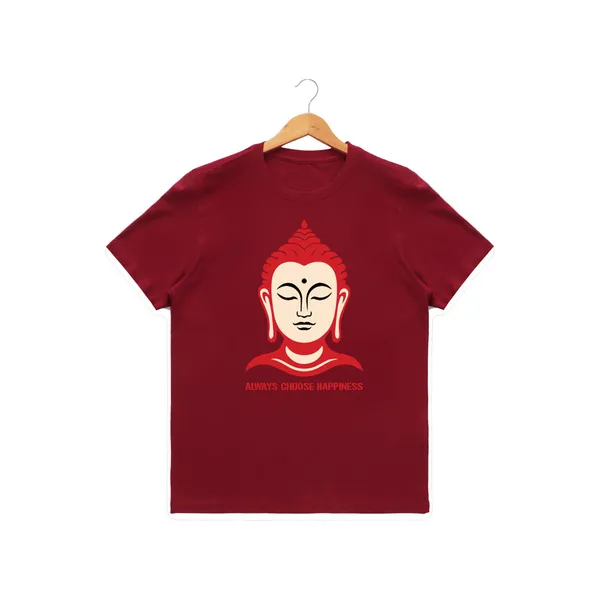 Mens_Graphic_Print_Round_Neck_T-Shirt_-_Buddha_(170_Gsm_Single_Jersey)
