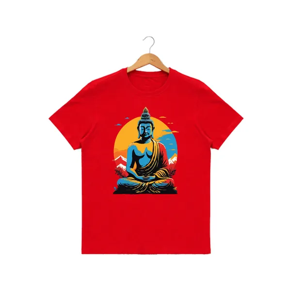 Mens_Graphic_Print_Round_Neck_T-Shirt_-_Buddha_(170_Gsm_Single_Jersey)