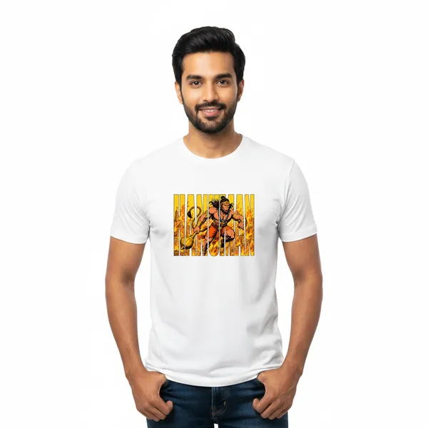 Mens_Graphic_Print_Round_Neck_T-Shirt_-_Hanuman_(170_Gsm_Single_Jersey)