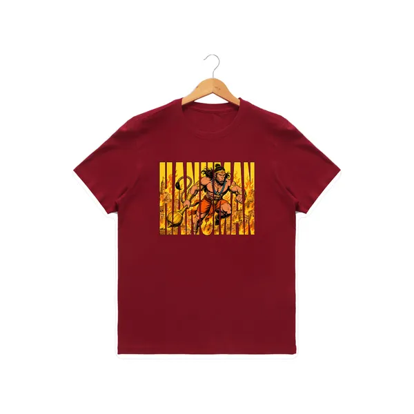 Mens_Graphic_Print_Round_Neck_T-Shirt_-_Hanuman_(170_Gsm_Single_Jersey)