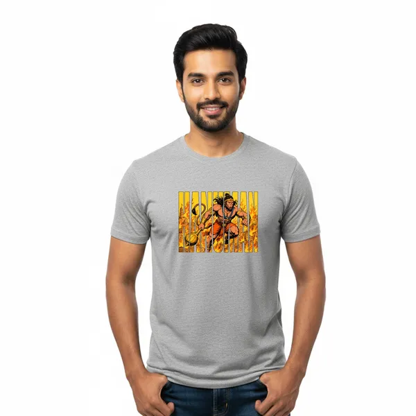 Mens_Graphic_Print_Round_Neck_T-Shirt_-_Hanuman_(170_Gsm_Single_Jersey)