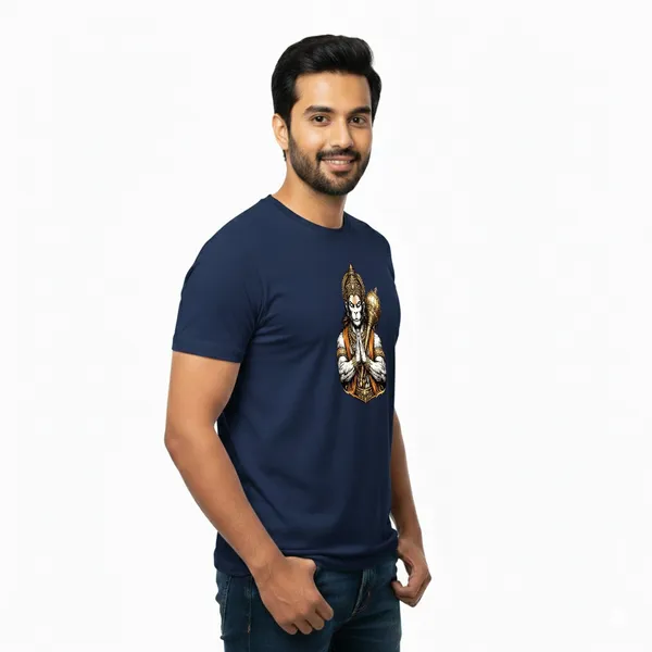 Mens_Graphic_Print_Round_Neck_T-Shirt_-_Hanuman_(170_Gsm_Single_Jersey)