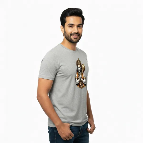Mens_Graphic_Print_Round_Neck_T-Shirt_-_Hanuman_(170_Gsm_Single_Jersey)