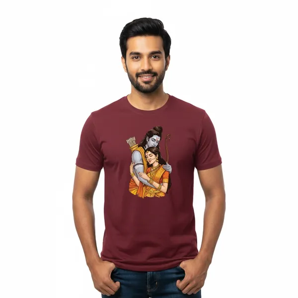 Mens_Graphic_Print_Round_Neck_T-Shirt_-_Jai_Shree_Ram_(170_Gsm_Single_Jersey)