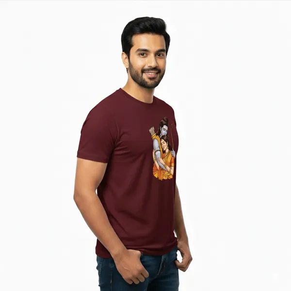 Mens_Graphic_Print_Round_Neck_T-Shirt_-_Jai_Shree_Ram_(170_Gsm_Single_Jersey)