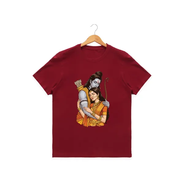 Mens_Graphic_Print_Round_Neck_T-Shirt_-_Jai_Shree_Ram_(170_Gsm_Single_Jersey)