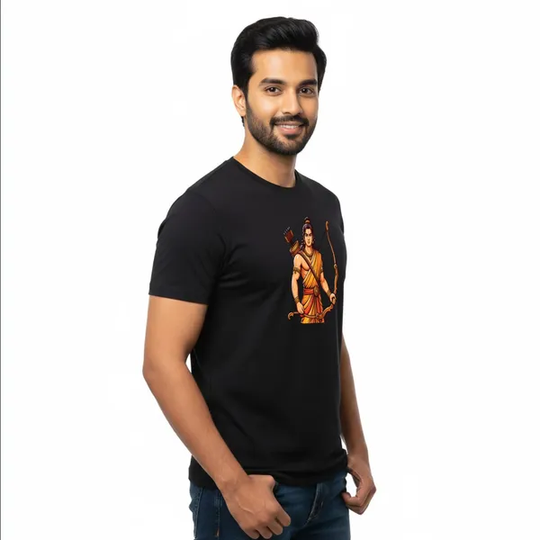Mens_Graphic_Print_Round_Neck_T-Shirt_-_Jai_Shree_Ram_(170_Gsm_Single_Jersey)