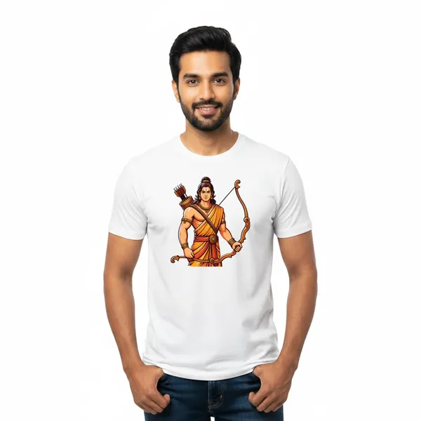 Mens_Graphic_Print_Round_Neck_T-Shirt_-_Jai_Shree_Ram_(170_Gsm_Single_Jersey)