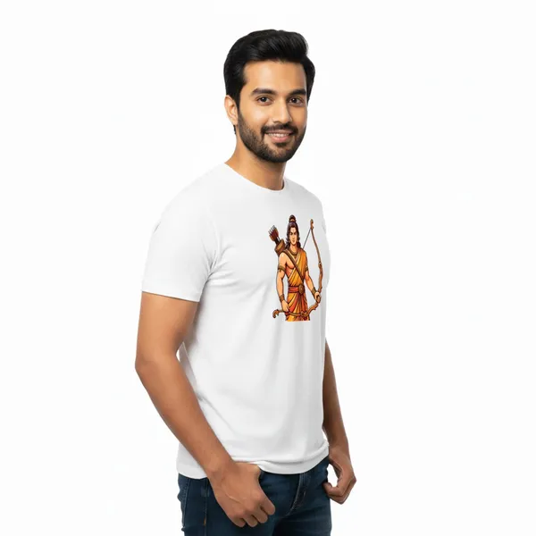 Mens_Graphic_Print_Round_Neck_T-Shirt_-_Jai_Shree_Ram_(170_Gsm_Single_Jersey)