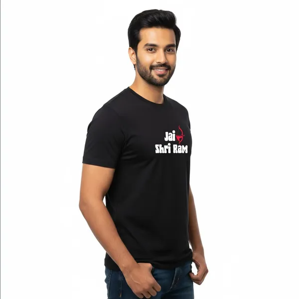 Mens_Graphic_Print_Round_Neck_T-Shirt_-_Jai_Shree_Ram_(170_Gsm_Single_Jersey)
