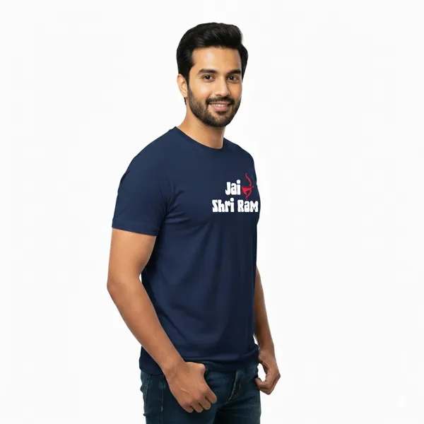 Mens_Graphic_Print_Round_Neck_T-Shirt_-_Jai_Shree_Ram_(170_Gsm_Single_Jersey)