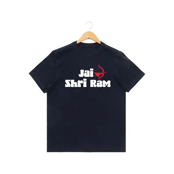 Mens_Graphic_Print_Round_Neck_T-Shirt_-_Jai_Shree_Ram_(170_Gsm_Single_Jersey)