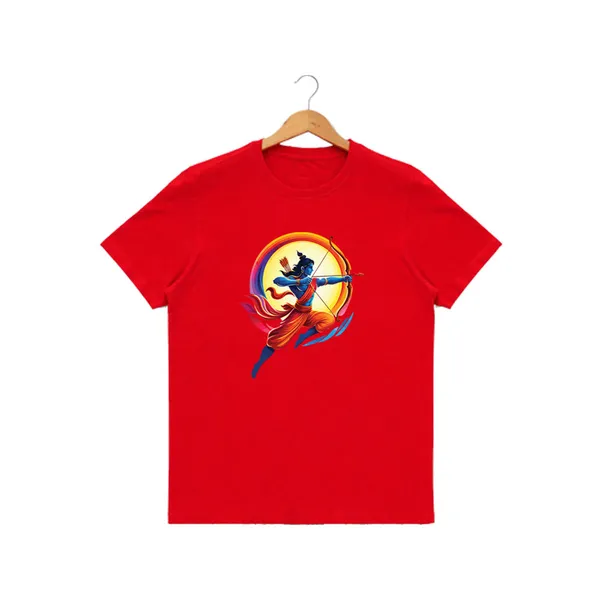 Womens_Graphic_Print_Round_Neck_T-Shirt_-_Jai_Shree_Ram_(170_Gsm_Single_Jersey)