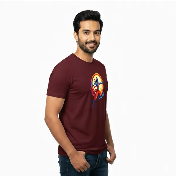 Mens_Graphic_Print_Round_Neck_T-Shirt_-_Jai_Shree_Ram_(170_Gsm_Single_Jersey)
