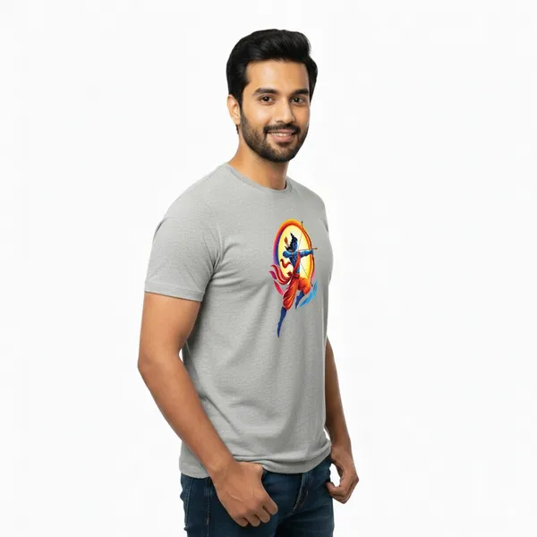 Mens_Graphic_Print_Round_Neck_T-Shirt_-_Jai_Shree_Ram_(170_Gsm_Single_Jersey)